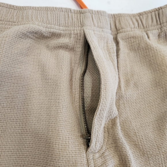 VTG Territory Ahead Pants Men's L Tan 32 Zephyr Cotton Basket-Weave Drawstring - Picture 5 of 15